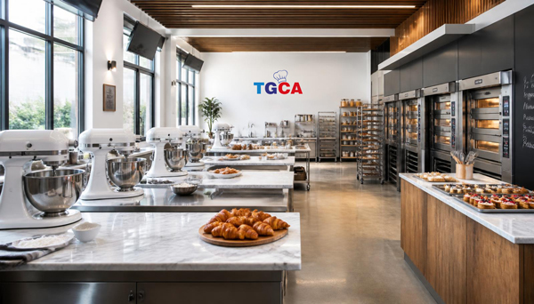 Bakery lab and main kitchen at TGCA Connaught Place campus
