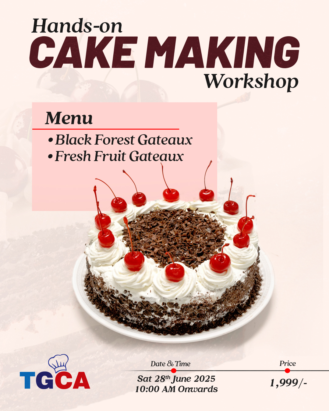 Cake Making Workshop