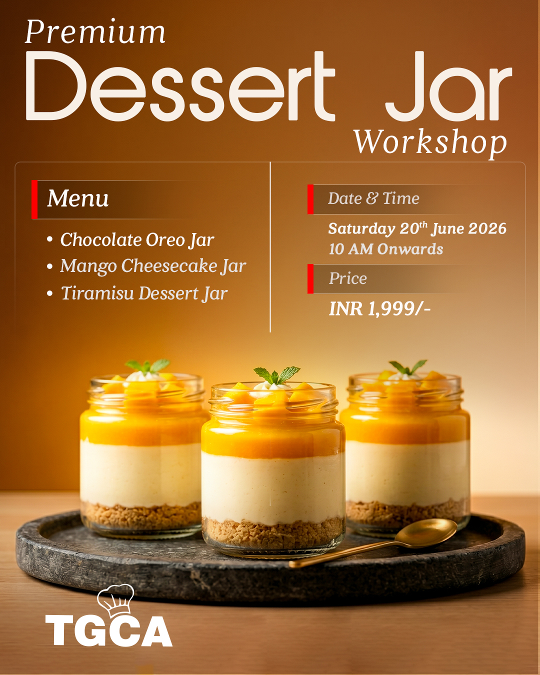 Dessert Jar Workshop