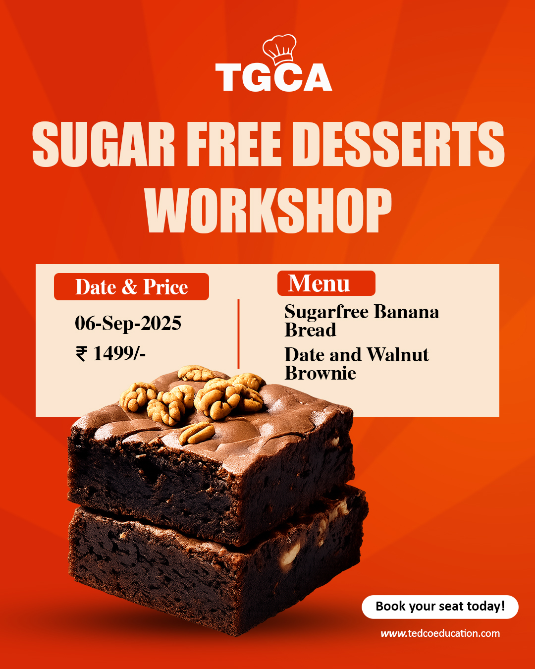 Sugar Free Desserts Workshop